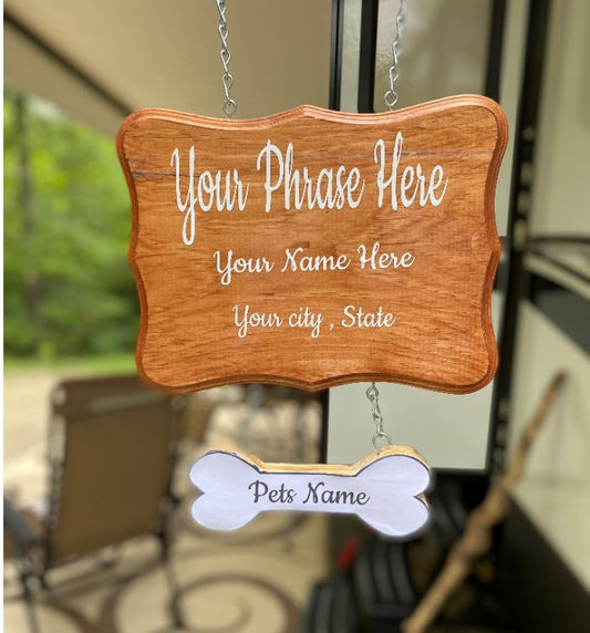 Personalized Campground sign